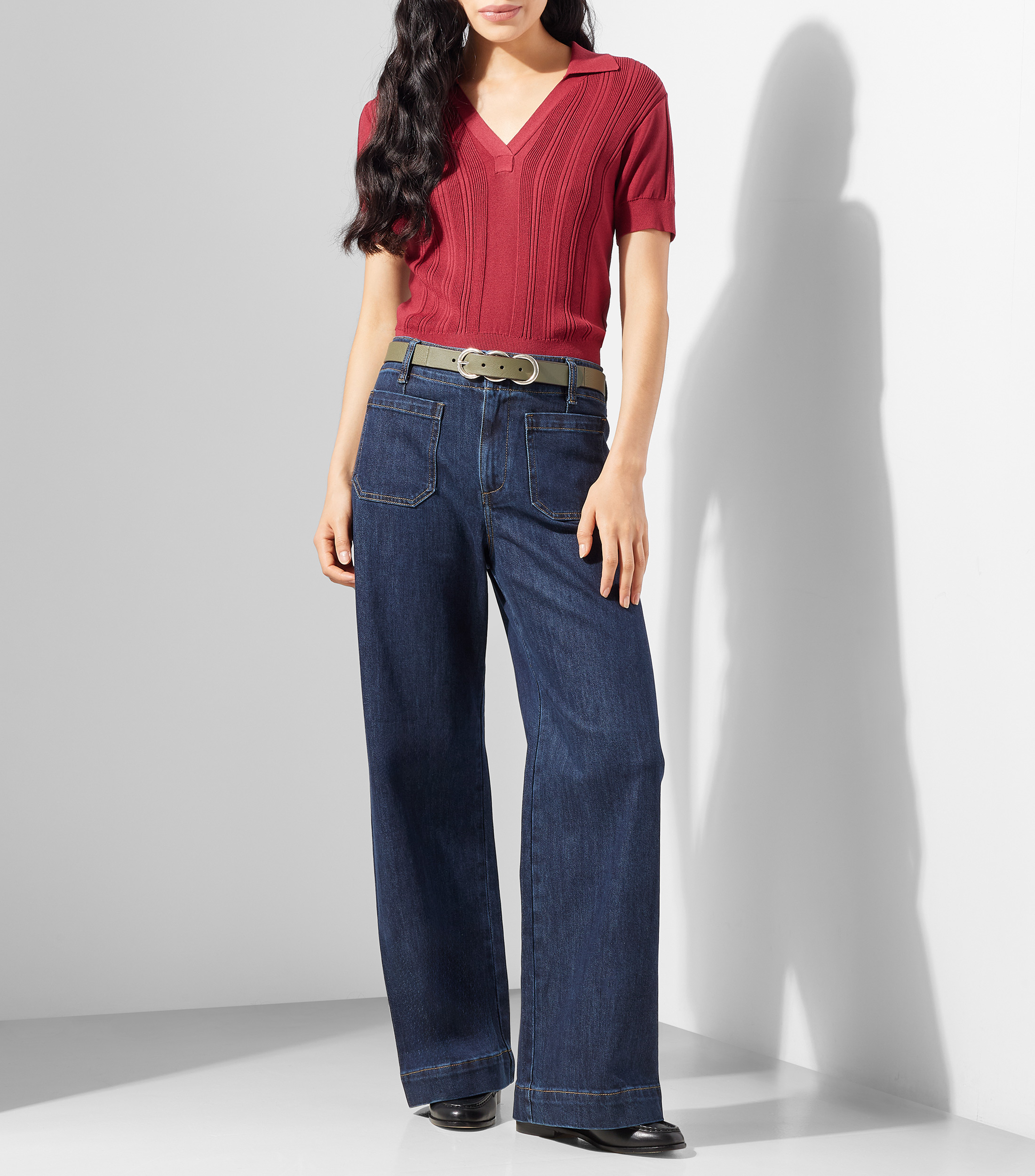 Jeans acampanado Mujer